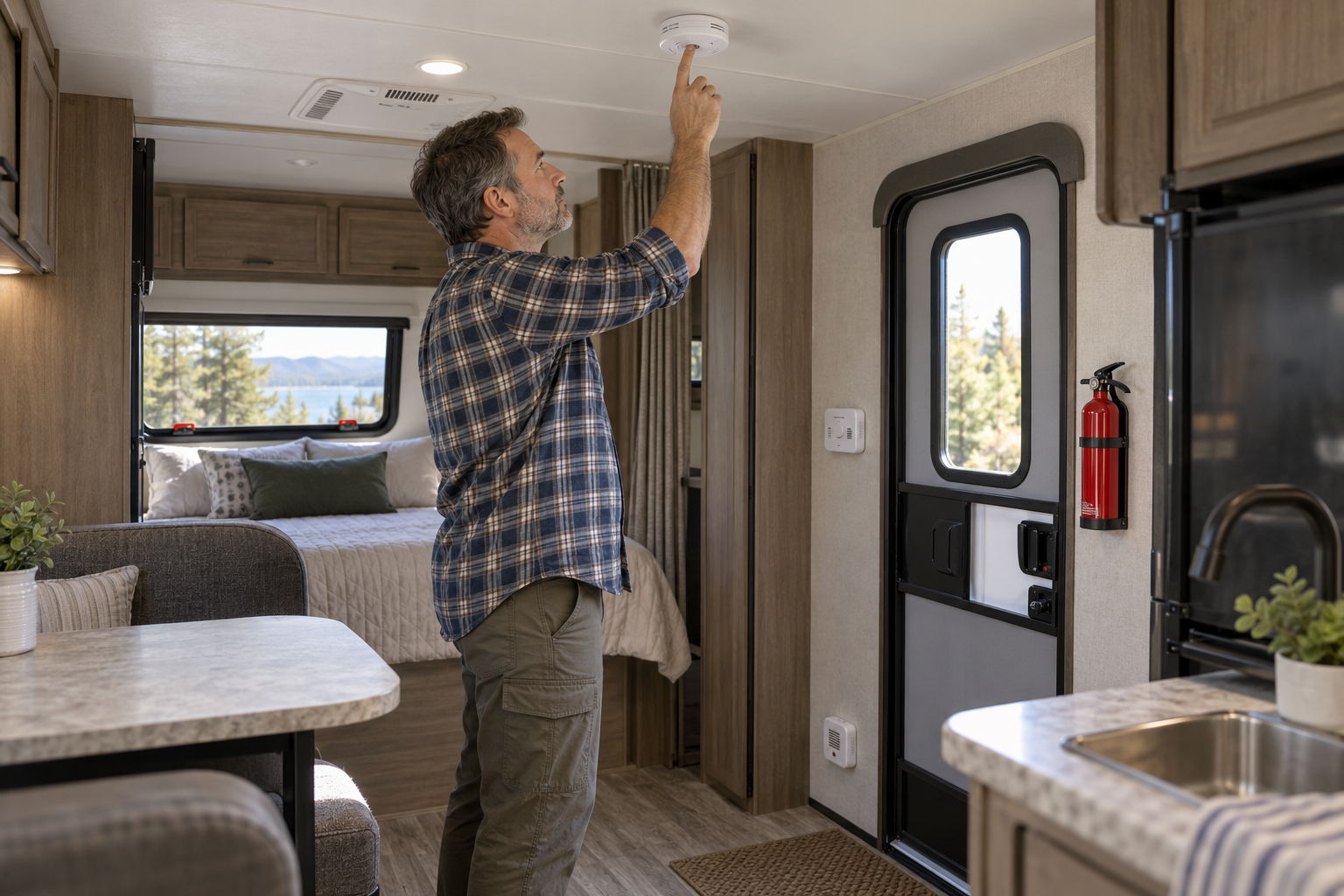RV Fire Safety: Detectors, Extinguishers, and Emergency Exits
