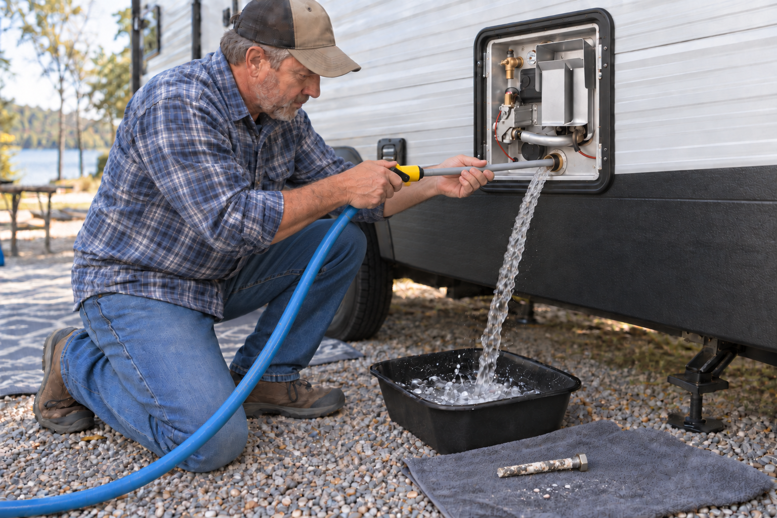 How to Drain and Flush Your RV Water Heater