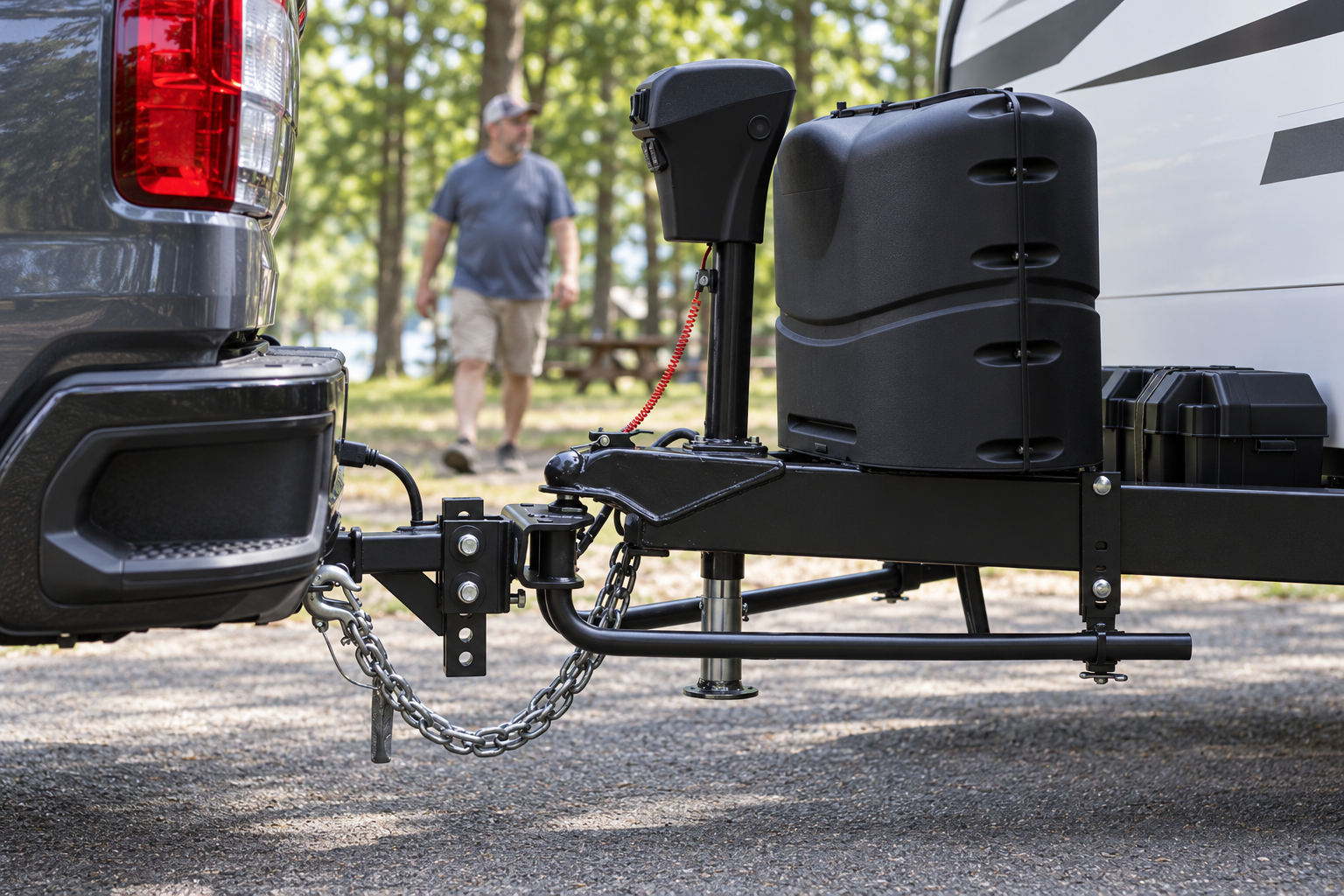 RV Hitch, Coupler, and Safety Chain Inspection Guide