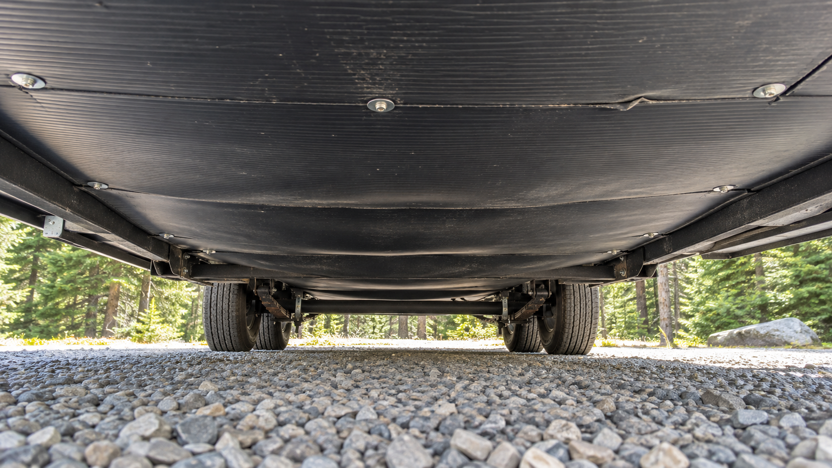 RV Underbelly Inspection and Rodent Prevention